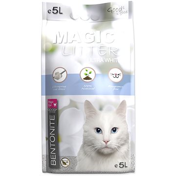 MAGIC PEARLS Kočkolit ML Bentonite Ultra White 5L (8595091799381)