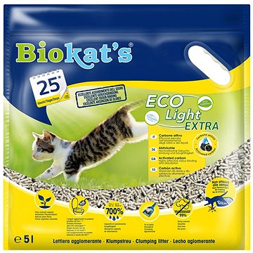 Biokat's eco light extra litter Podestýlka 5 l (4002064613734)