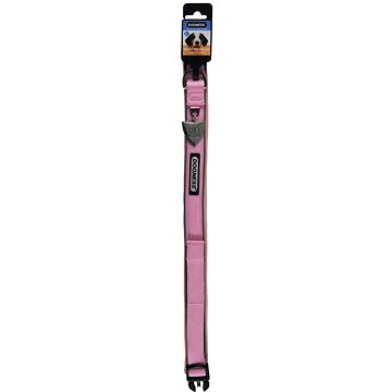 IMAC Nylonový nastavitelný obojek pro psa - růžový - obvod krku 23-29, tloušťka 1,3 cm (8021799408596)