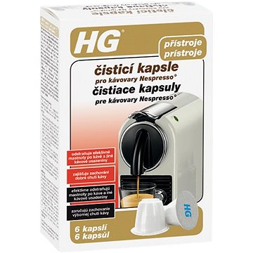 HG čisticí kapsle pro kávovary Nespresso® 6 ks (8711577277406)