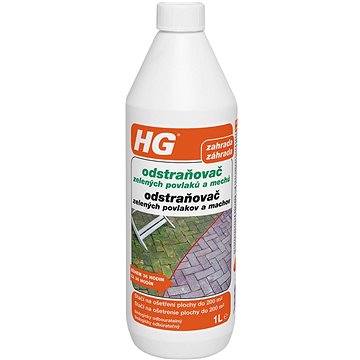 HG odstraňovač zelených povlaků a mechů – přímo k použití 1 l (8711577015237)