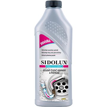 SIDOLUX Professional gelový čistič odpadů a potrubí 500 ml (5902986244117)