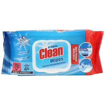 AT HOME CLEAN Universal čisticí ubrousky 55 ks (8720604319057)
