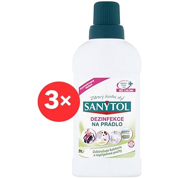 SANYTOL Dezinfekce na prádlo Aloe Vera 3 × 500 ml