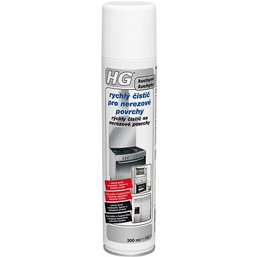 HG Rychlý čistič pro nerezové povrchy 300 ml (8711577062576)