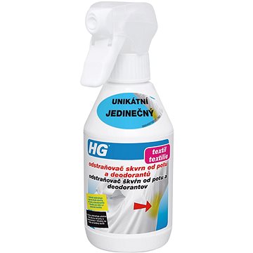 HG Odstraňovač skvrn od potu a deodorantů 250 ml (8711577215422)