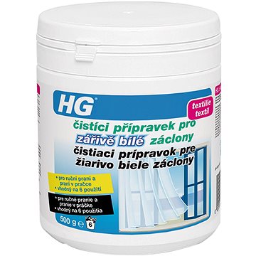 HG Čisticí přípravek pro zářivě bílé záclony 500 g (8711577014704)