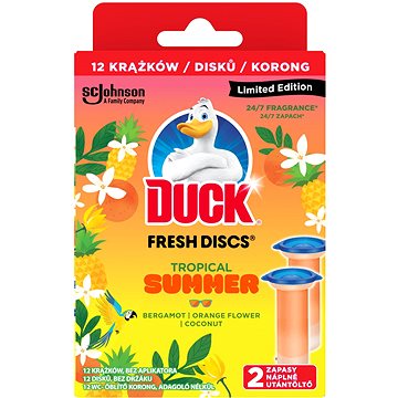 DUCK Fresh Discs Tropical Summer 2× 36 ml (5000204283808)