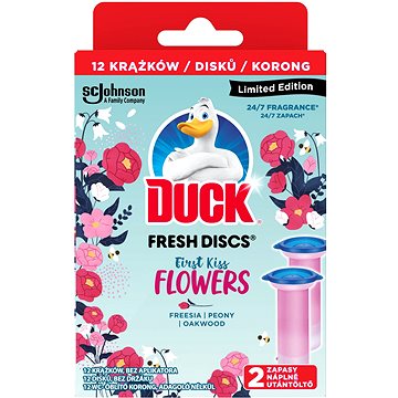 DUCK Fresh Discs First Kiss Flowers 2× 36 ml (5000204283778)