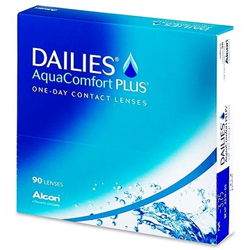 Dailies AquaComfort Plus (90 čoček) dioptrie: -10.00, zakřivení: 8.70 (100029307)