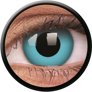 ColourVue Crazy - Sky Blue, roční, nedioptrické, 2 čočky (9555644810610)