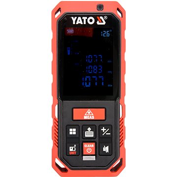 YATO Laserový měřič vzdálenosti 0.2-40M, 10 režimů (5906083029295)