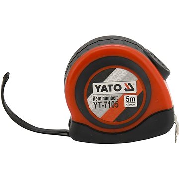Yato Metr svinovací 5 m x 19 mm autostop (5906083971051)