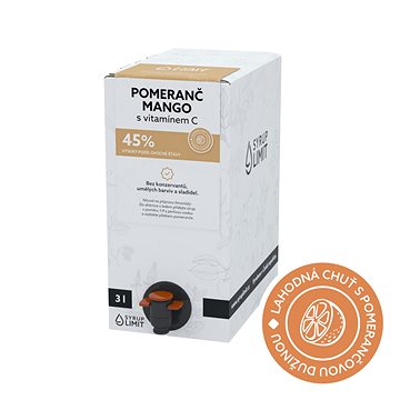 Coffee Limit Pomeranš a mango s vitamínem C, 3L bag in box (s dužinou) (8002)