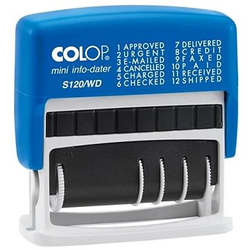COLOP S 120/WD Mini-Info Dater, datumové + text (104975)