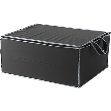 Compactor textilní úložný box na 2 peřiny 55 x 45 x 25 cm – černý (RAN6273)