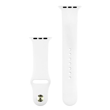 COTEetCI silikonový sportovní náramek pro Apple watch 42 / 44 / 45 mm bílý (CS2086-WH)