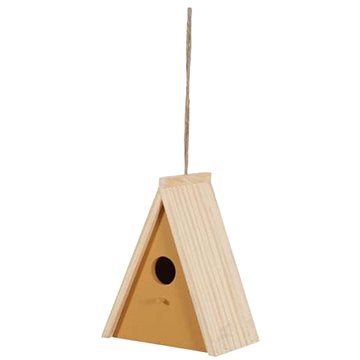 Zolux Dřevěná budka na hnízdění pro ptáky trojúhelník 17 × 11 × 21 cm (Z170555)