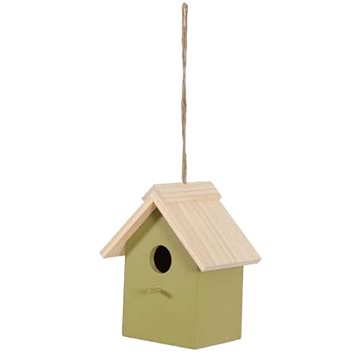 Zolux Dřevěná budka na hnízdění pro ptáky domek 17 × 12 × 20 cm (Z170557)