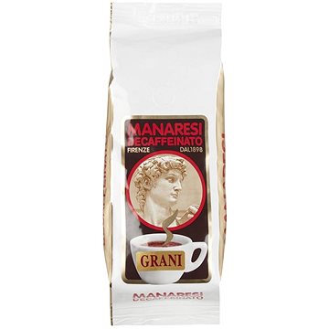 Manaresi bezkofeinová zrnková káva, 250g. (8008587000132)