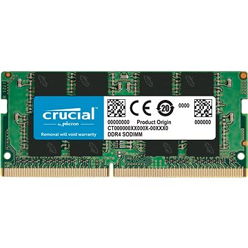 Crucial SO-DIMM 16GB DDR4 2400MHz CL17 Dual Ranked (CT16G4SFD824A)