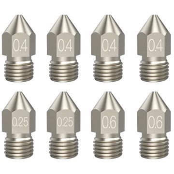 Creality Copper Alloy High-end Nozzles (8 PCS/Set) (4007010082)