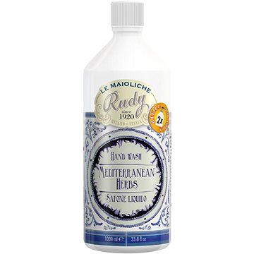 RUDY PROFUMI SRL NÁPLŇ Mýdlo na ruce MEDITTERANEAN HERBS, 1000 ml (3295)