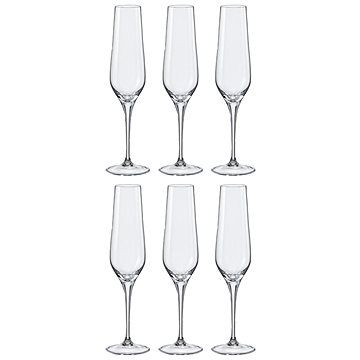 Crystalex sklenice na šampaňské REBECCA 195ml 6ks (124398)