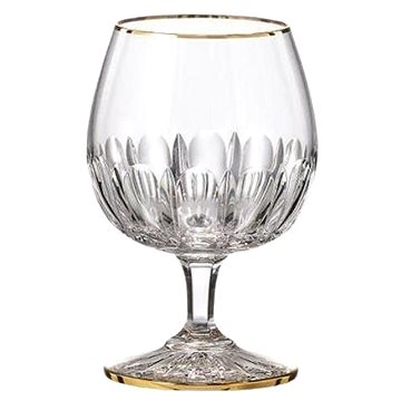 Bohemia Crystal Sada sklenic na brandy 2 ks 220 ml DAISY LINE GOLD (8597874223601)