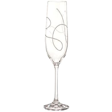 Crystalex Sada sklenic na šampaňské 2 ks 190 ml STRING (8593401892708)