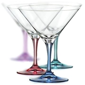 Bohemia Crystal Sada sklenic na martini 4 ks 290 ml SPECTRUM (8593401909826)