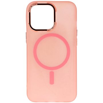 C4M MagSafe pouzdro Frosted pro iPhone 12 Pro Max - růžové