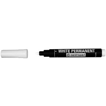 Centropen značkovač 8586 White permanent (313267)