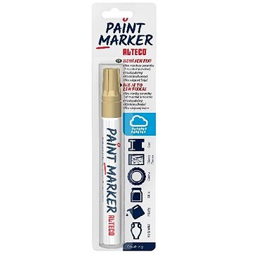 Alteco Popisovač lakový Paint Marker 2mm - zlatý (314307)