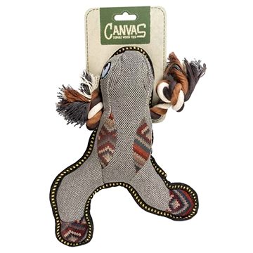 DUVO+ Canvas hračka pro psy 30×27×7cm žába (65401528)