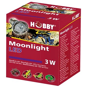 Hobby LED měsíční světlo do terária 3W (D37595)