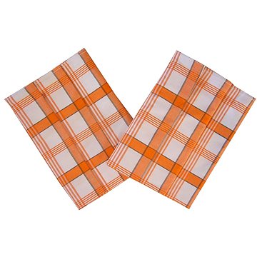 Svitap Utěrka extra savá 50×70 cm Káro oranžové 3 ks (040500-KAROKAROOA)