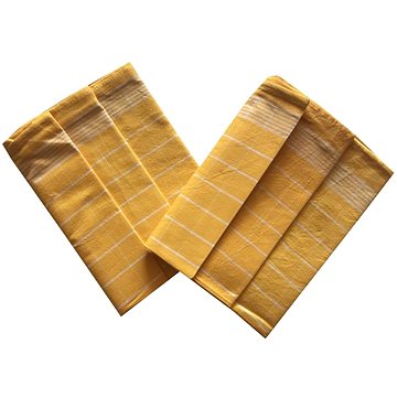 Svitap Utěrka Pozitiv Egyptská bavlna 50×70 cm žlutá/bílá 3 ks (040500-01POZAZLUA)