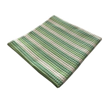 Praktik Vaflový ručník 50×100 cm zelený (040104-VAFLOVZELB)