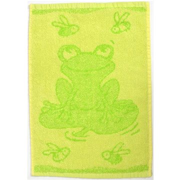 Profod Dětský ručník Frog green 30×50 cm (040134-FROGGREENA)