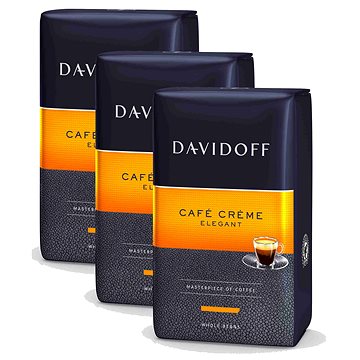 Davidoff Café Créme, zrnková, 500g; 3x