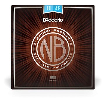 Daddario NB1047-12 Nickel Bronze Acoustic Light 12-String (DA NB1047-12)
