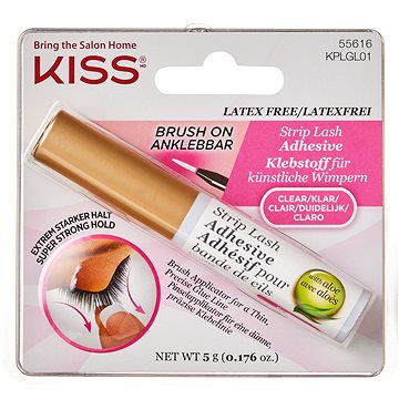 KISS 24 HR Strip Eyelash Adhesive - Clear (731509556162)