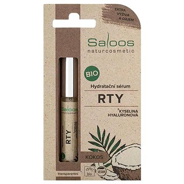 SALOOS Bio Hydratační sérum na rty - Kokos 7 ml (8595666006913)