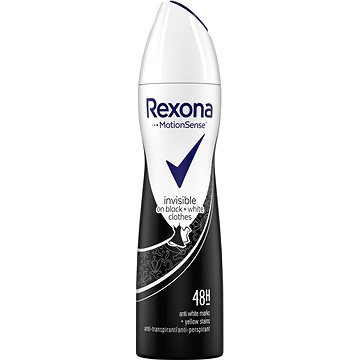Rexona Invisible Black+White antiperspirant ve spreji 150ml (8712561319409)