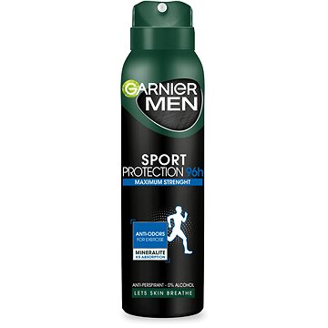 GARNIER Men Mineral 96H Sport Spray Antiperspirant 150 ml (3600541254787)