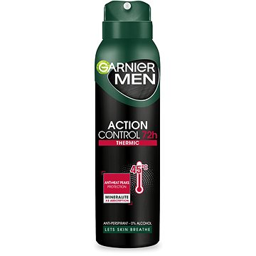 GARNIER Men Mineral Action Control Thermic Spray Antiperspirant 150 ml (3600541752047)