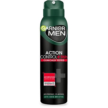 GARNIER Men Action Control + Clinical Spray Antiperspirant 150 ml (3600542216654)