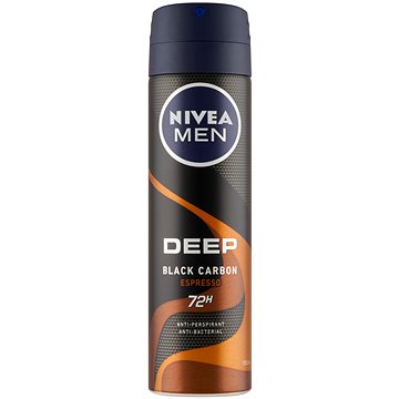 NIVEA Men Deep Black Carbon Espresso Spray 150 ml (9005800315386)