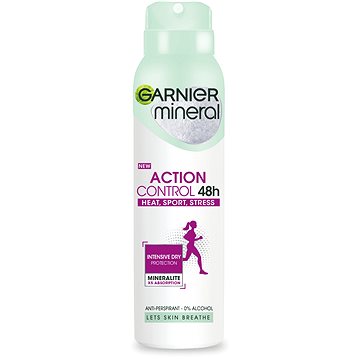 GARNIER Mineral Action Control Sport, Stress 48H Spray Antiperspirant 150 ml (3600540794871)
